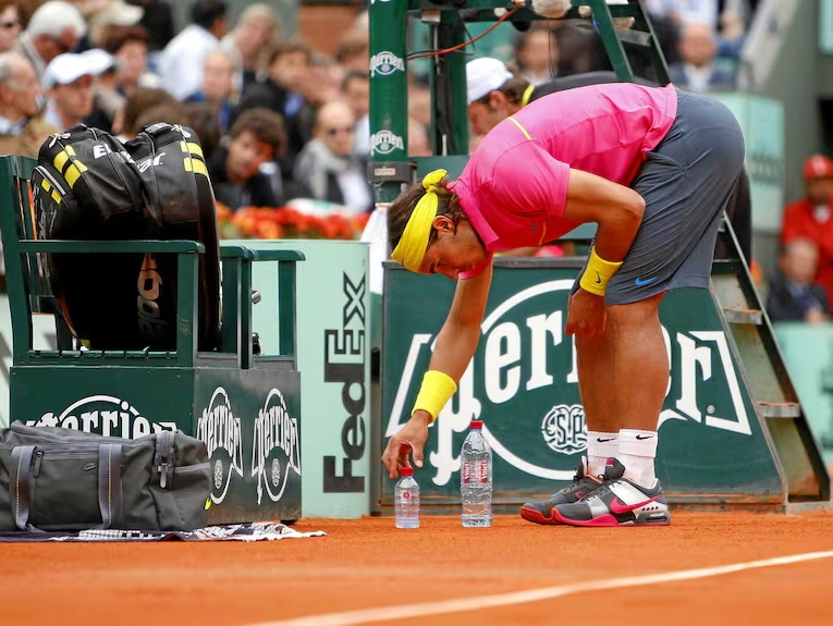 Routine mentale tennis entre points - préparation match