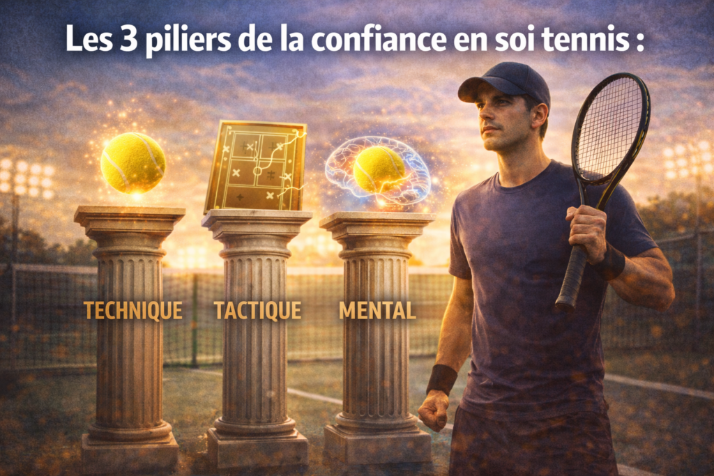 confiance-en-soi-tennis-3-piliers Les 3 piliers de la confiance en soi tennis : technique, tactique, mental