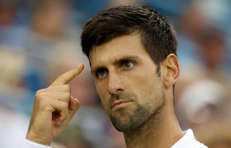 Le mental au tennis - Joueur concentration intense match