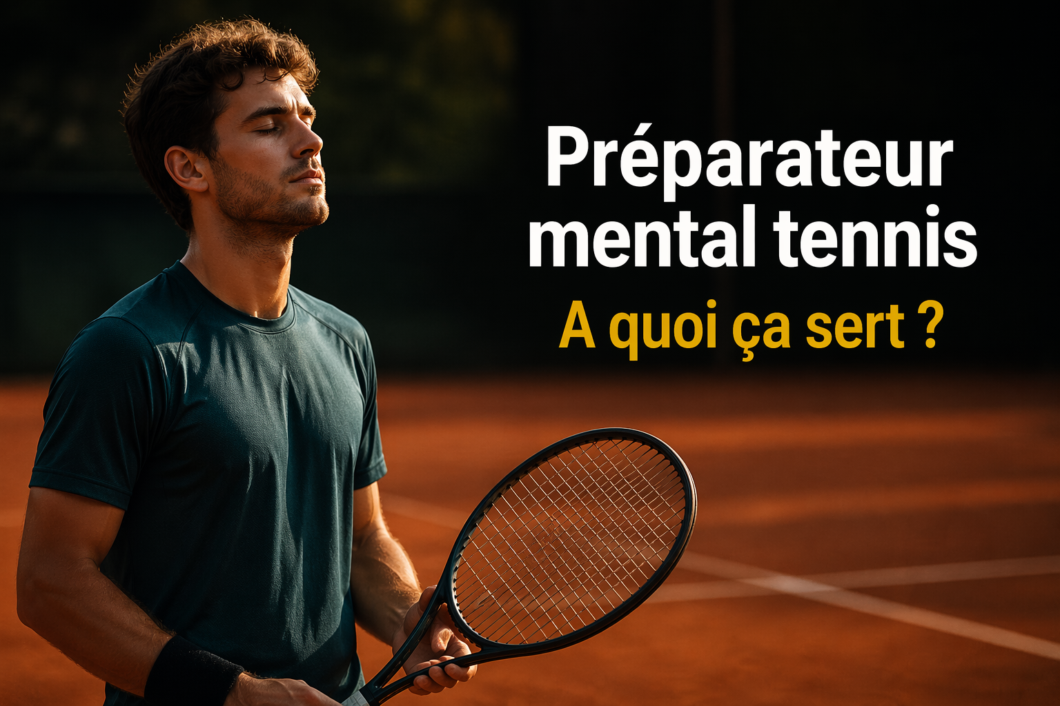 Préparateur mental tennis - à quoi ça sert ?