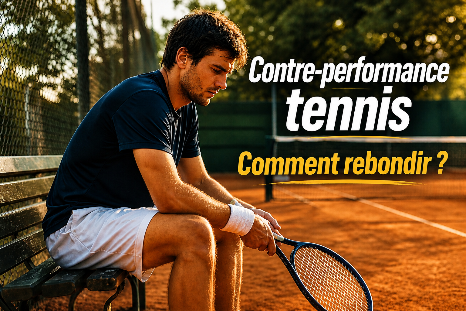 Contre-performance au tennis - Comment rebondir mentalement ?