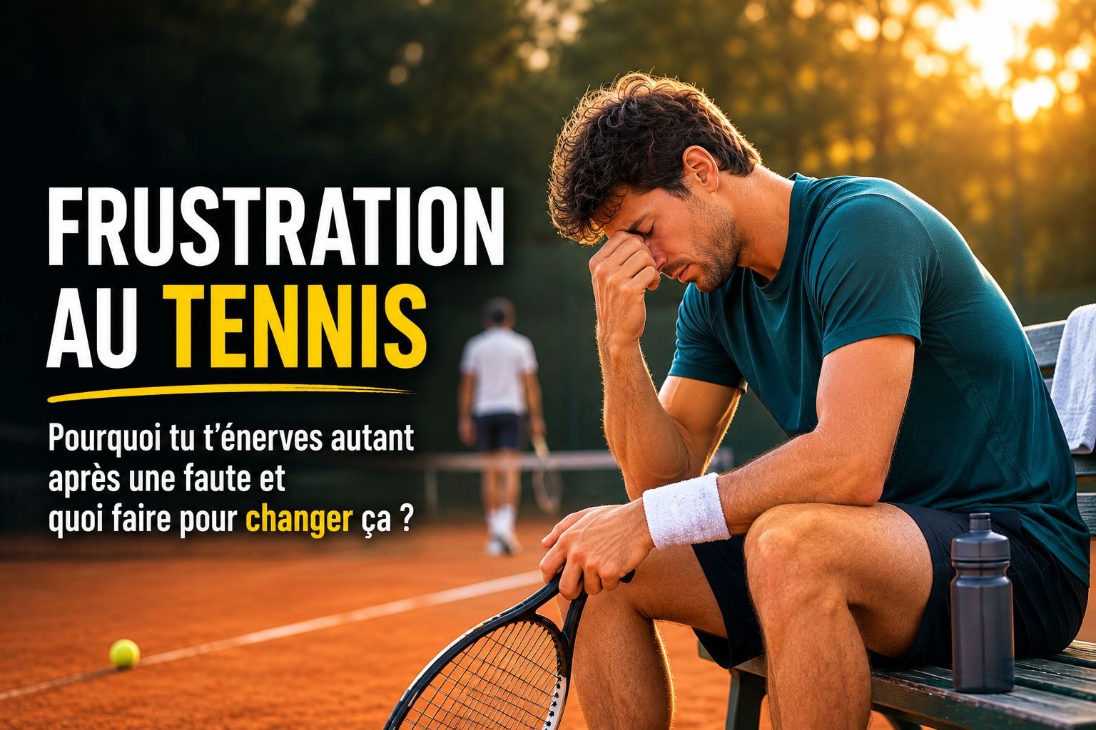 Frustration au tennis : pourquoi tu t'énerves et les solutions