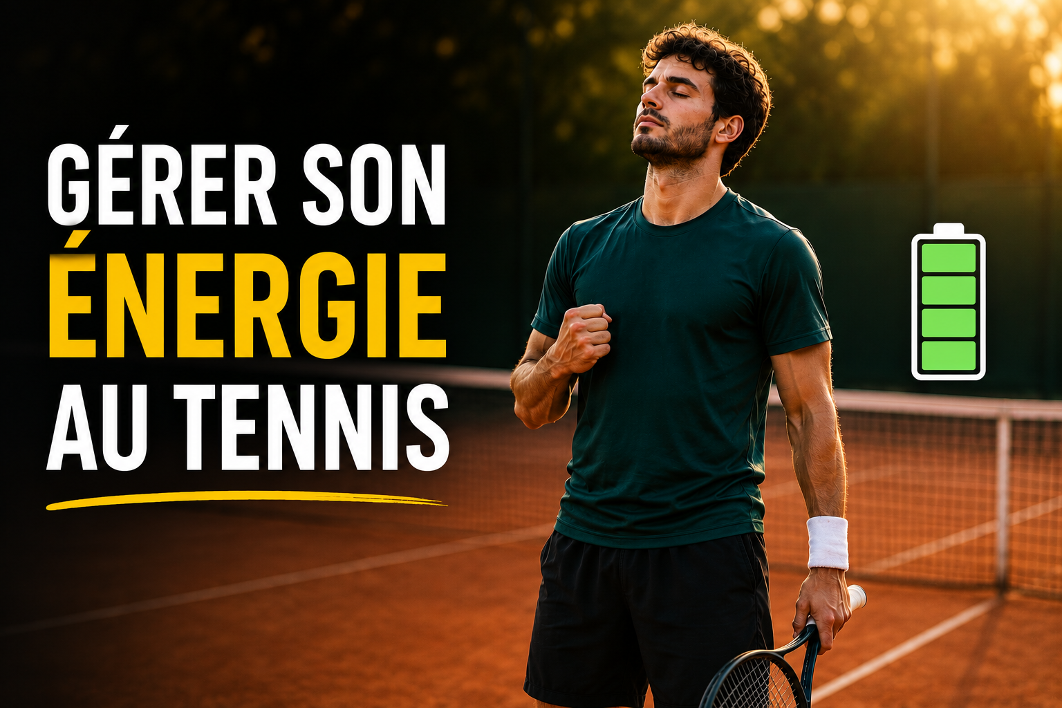 Comment gérer son énergie au tennis grâce à la préparation mentale