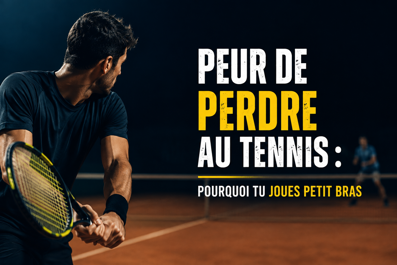 Peur de perdre au tennis - Pourquoi tu joues petit bras ?